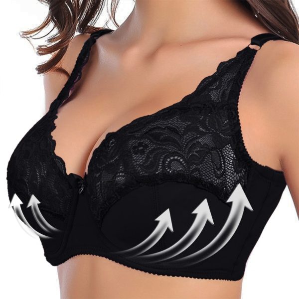Lace Bra Plus Size Bra Women Underwear Bralette Crop Top Sexy Female Bra Large BH Tube Top Female Push Up Brassiere Laced Bra - Image 3