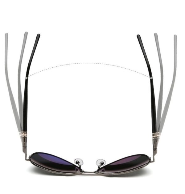 Luxury Men's Polarized Sunglasses Driving Sun Glasses For Men Women Brand Designer Male Vintage Black Pilot Sunglasses UV400 - Image 2