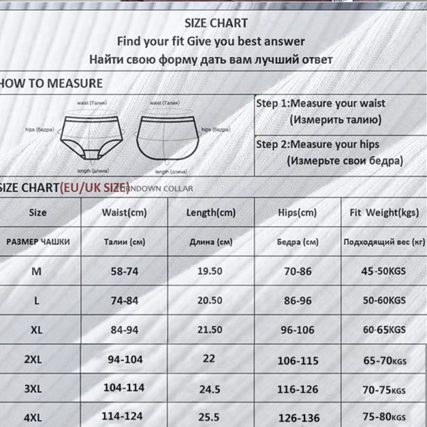 M-4XL Cotton Panties Female Underpants Sexy Panties for Women Briefs Underwear Plus Size Pantys Lingerie 3PCS/Set 6 Solid Color - Image 2