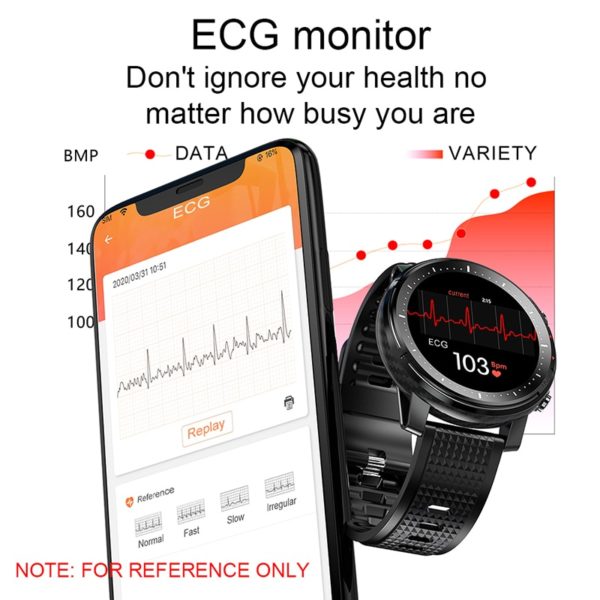 Heart Rate Monitor Smartwatches For IOS Android Phone MD15 - Image 3