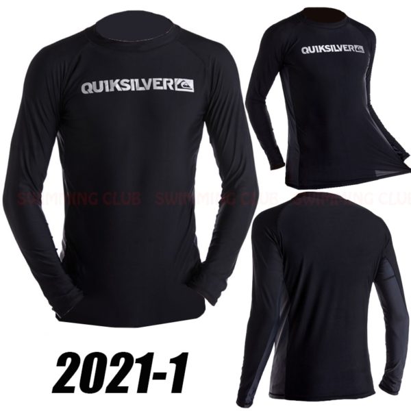 MEN'S RASH GUARDS BEACH LONG SLEEVES SURFING SWIMMING TOP SHIRTS WATER SPORTS GYM WETSUITS QUICK-DRYING UV PROTECTION QUICK-DRY! - Image 2