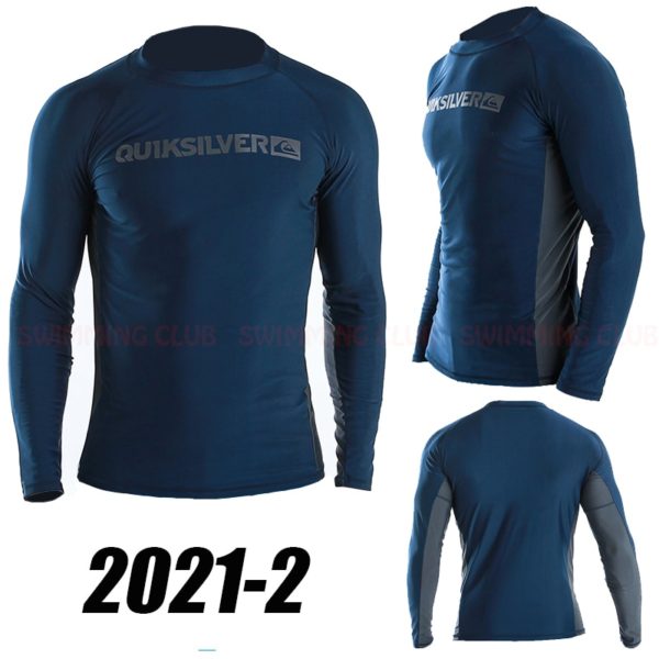 MEN'S RASH GUARDS BEACH LONG SLEEVES SURFING SWIMMING TOP SHIRTS WATER SPORTS GYM WETSUITS QUICK-DRYING UV PROTECTION QUICK-DRY! - Image 3