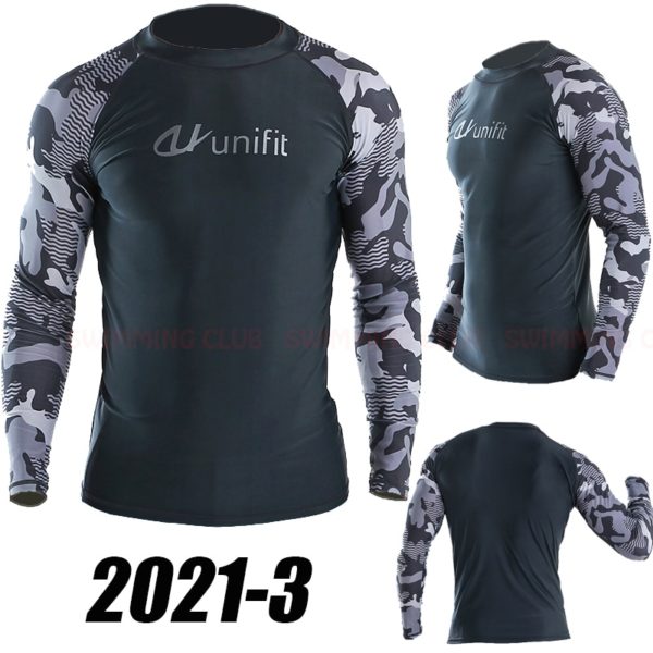 MEN'S RASH GUARDS BEACH LONG SLEEVES SURFING SWIMMING TOP SHIRTS WATER SPORTS GYM WETSUITS QUICK-DRYING UV PROTECTION QUICK-DRY! - Image 4