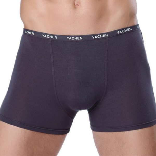 Men Sexy Boxer Soft Breathable Underwear Male Comfortable Solid Panties Underpants Cueca Homme Boxer shorts 1piece