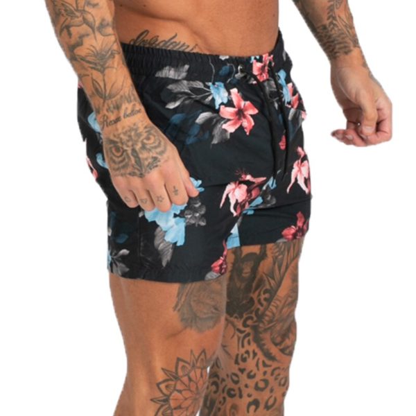 Mens Swimming Trunks Mesh Lining Elastic Drawstring Beach Shorts Swimsuit Man Shorts Summer Boxer Holiday Bathing Suit Fast Dry - Image 4