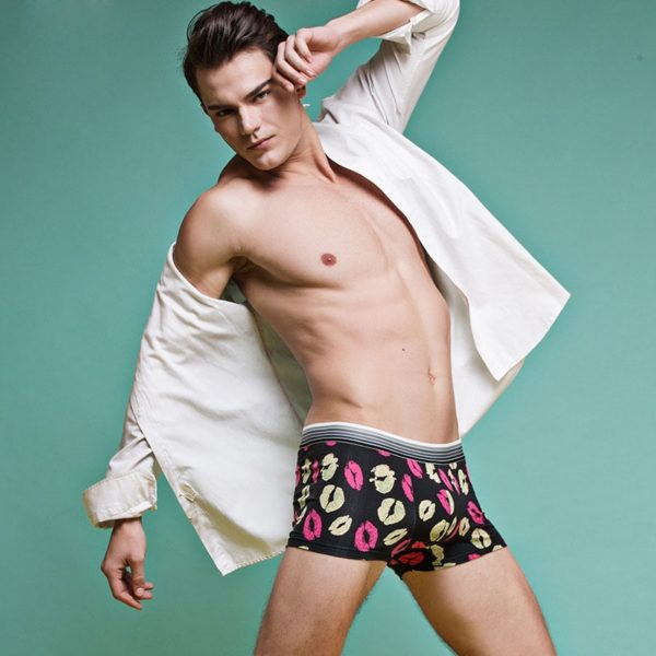 Milk Silk Soft Breathable Fashion Yong Mens Boxers Cartoon Skull Personality Sexy Male Underwear U Pouch Seamless Underpants - Image 6