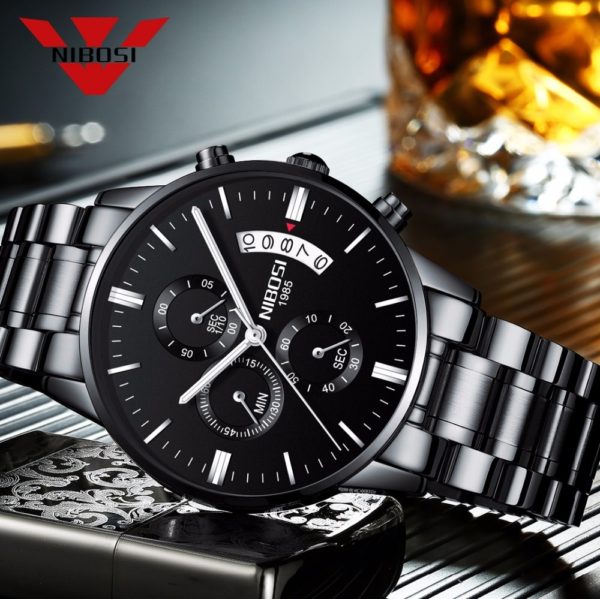 NIBOSI Relogio Masculino Men Watches Luxury Famous Top Brand Men s Fashion Casual Dress Watch Military 1