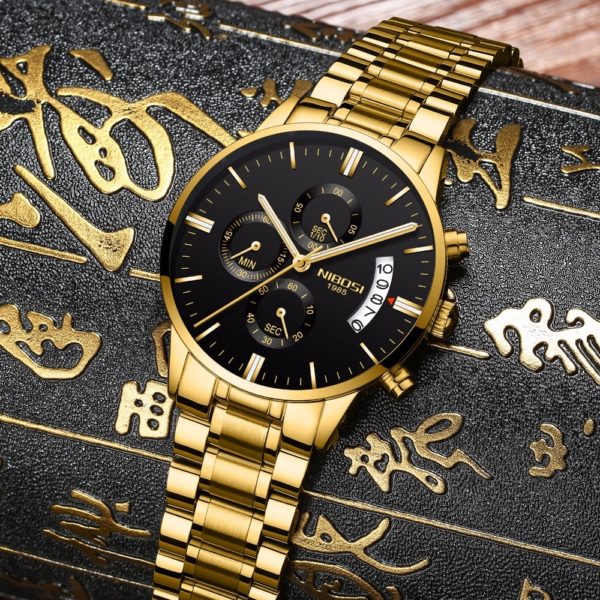 NIBOSI Relogio Masculino Men Watches Luxury Famous Top Brand Men s Fashion Casual Dress Watch Military 2