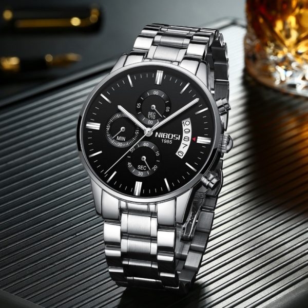 NIBOSI Relogio Masculino Men Watches Luxury Famous Top Brand Men s Fashion Casual Dress Watch Military 3