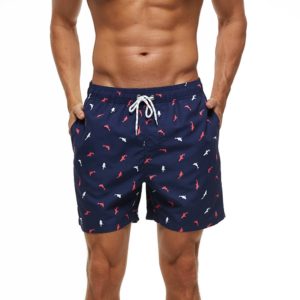 Leisure Mens Swimwear Swim Shorts Trunks Beach Board Shorts Swimming Pants Swimsuits Mens Running Sports Surffing shorts