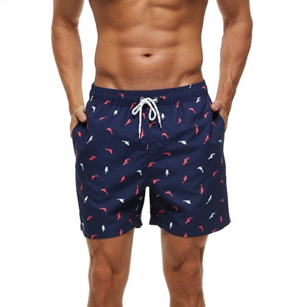 New Leisure Mens Swimwear Swim Shorts Trunks Beach Board Shorts Swimming Pants Swimsuits Mens Running Sports