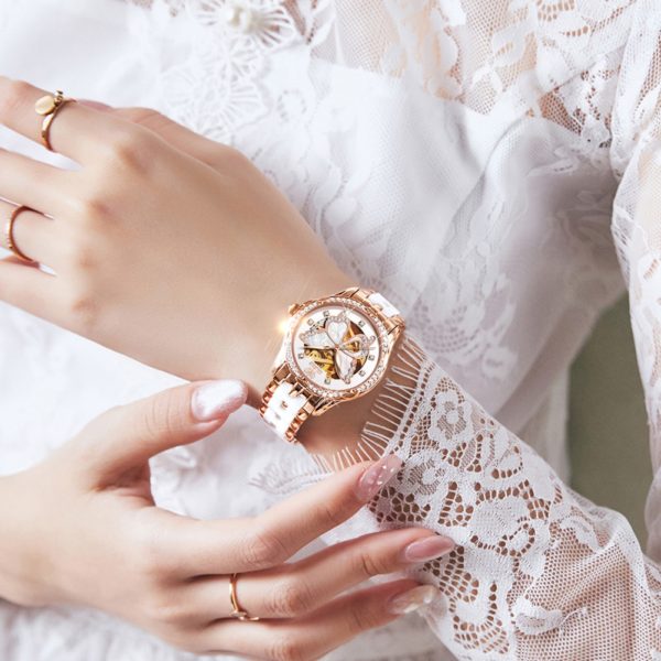 Mechanical Ladies Watch Set Fashion Switzerland Luxury WristWatch Automatic - Image 5