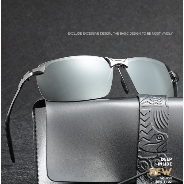 Photochromic Sunglasses Men Polarized Driving Chameleon Glasses Male Change Color Sun Glasses Day Night Vision Driver's Eyewear - Image 2