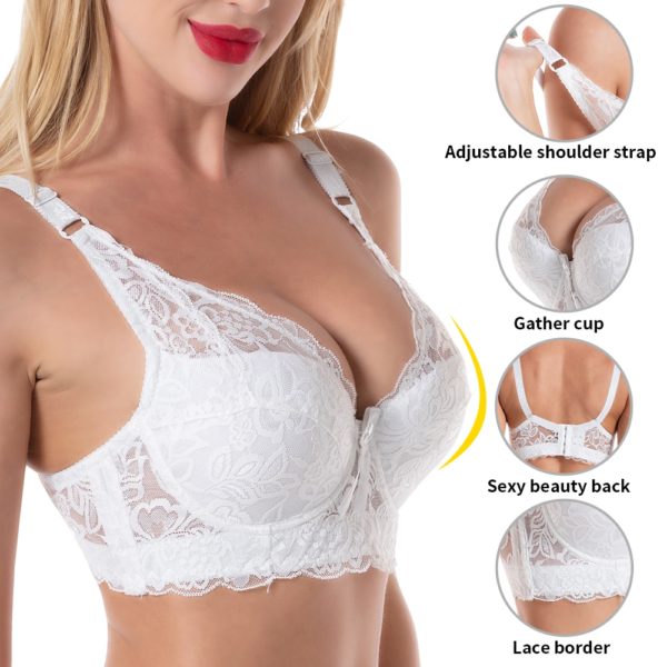 Plus Size bra sexy bralette crop top Underwear push up strapless bra bh lace Female bra