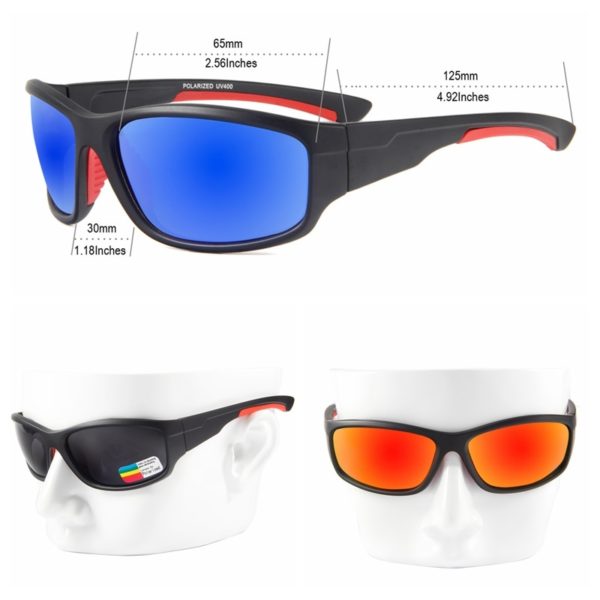Queshark Polarized Fishing Sunglasses Men Women Climbing Camping Hiking Eyewear Fisherman Glasses UV400 Protection 1