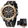 Fashion Waterproof Watch Mens Quartz Clock Man Casual Military WristWatch - Image 4