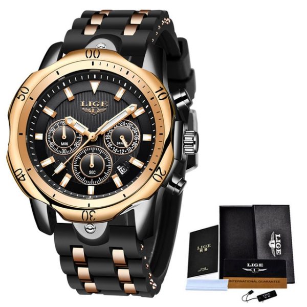Fashion Waterproof Watch Mens Quartz Clock Man Casual Military WristWatch - Image 4