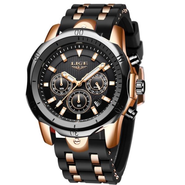 Fashion Waterproof Watch Mens Quartz Clock Man Casual Military WristWatch - Image 5
