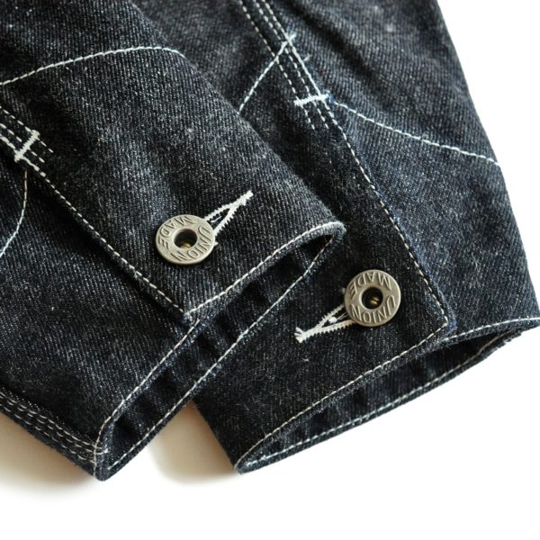 Motorcycle Men Fashion Jean Jacket Raw Selvedge Denim Jacket US 993-CL - Image 3