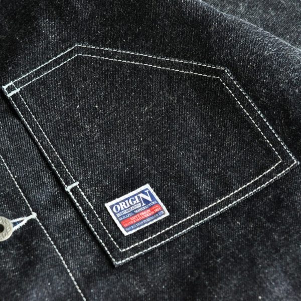Motorcycle Men Fashion Jean Jacket Raw Selvedge Denim Jacket US 993-CL - Image 4