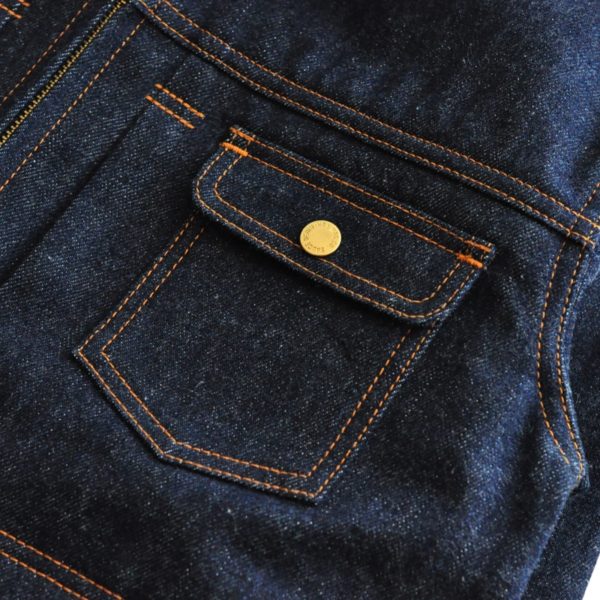 ORIGIN 995-D American Cotton Denim Jeans Trucker Jacket - Image 2