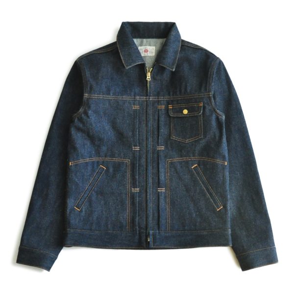 ORIGIN 995-D American Cotton Denim Jeans Trucker Jacket - Image 4