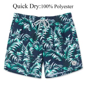 Men's Swimming Trunks Quick Dry Beach Board Swim Shorts with Pockets and Mesh Lining Holiday Swimwear for Men