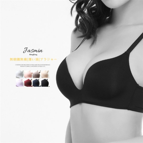 Seamless Bras for Women Push Up Bra No Wire Brassiere A B Cup Underwear Sexy Bra Three Quarters 3/4 Cup Lingerie Thin Soft Sexy - Image 2