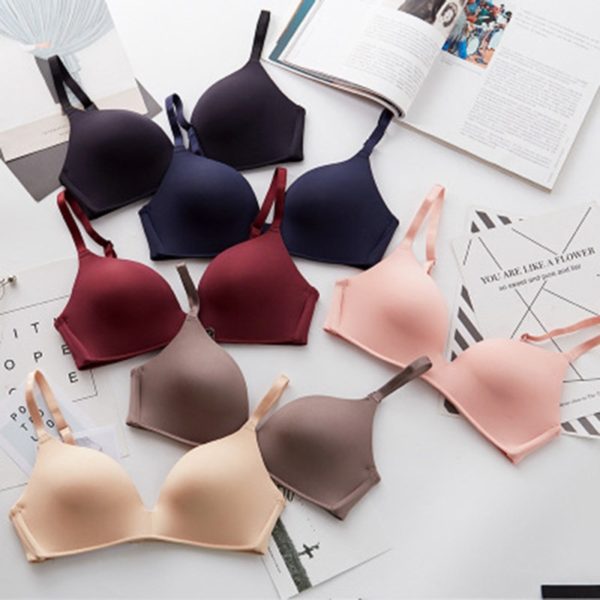 Seamless Bras for Women Push Up Bra No Wire Brassiere A B Cup Underwear Sexy Bra Three Quarters 3/4 Cup Lingerie Thin Soft Sexy - Image 4