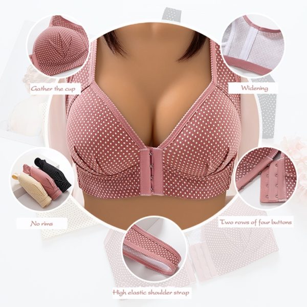 Seamless Sexy Bra For Women Fashion Push Up Bras Wire Free Lingerie Full Cup Bralette Cotton 4