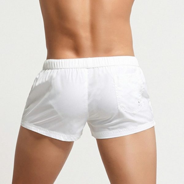 Swimwear Mens Swim Shorts Sexy Swimming Trunks For Swimsuit Beach Bathing Suit Board Short Pants Gay Boxer Briefs - Image 2