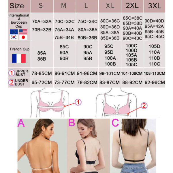 Sexy Backless Bra Lace Deep U Low Back Bralette Thin Cup Brassiere Halter Soft Seamless Elastic Underwear Tank Tops Encaje Mujer - Image 3