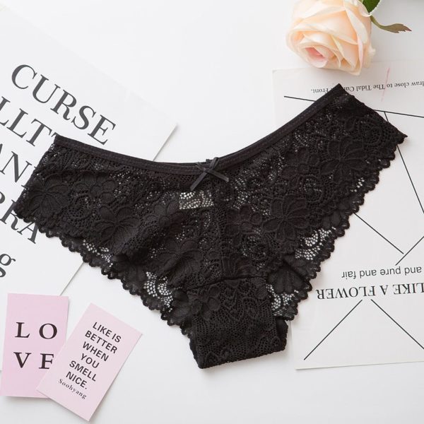 Sexy Lace Panties Women Fashion Cozy Lingerie Tempting Briefs Women's Underpant Low Waist Intimates Underwear - Image 2