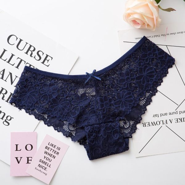Sexy Lace Panties Women Fashion Cozy Lingerie Tempting Briefs Women's Underpant Low Waist Intimates Underwear - Image 3