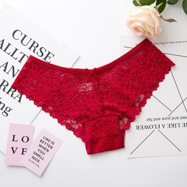 Sexy Lace Panties Women Fashion Cozy Lingerie Tempting Briefs Women's Underpant Low Waist Intimates Underwear - Image 4