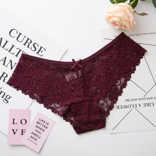 Sexy Lace Panties Women Fashion Cozy Lingerie Tempting Briefs Women's Underpant Low Waist Intimates Underwear - Image 6