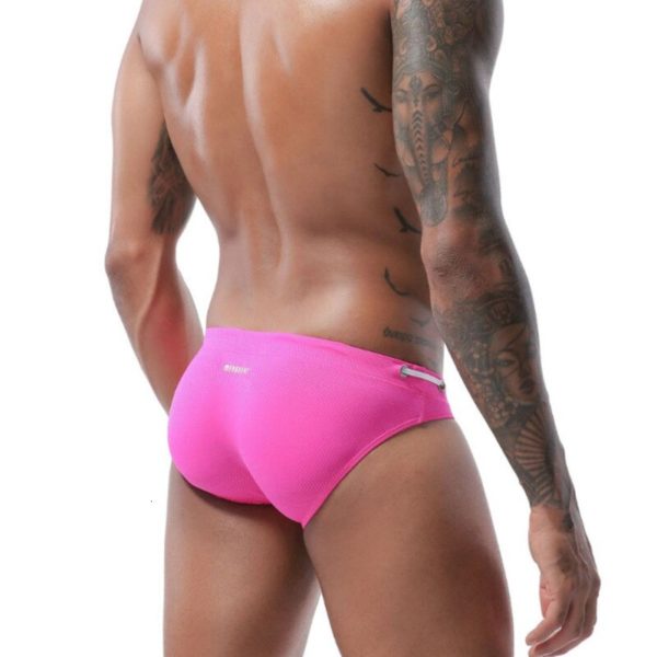 Sexy Solid Bikini Swimwear Men Swim Briefs Gay Mens Swimsuit Swimming Suit Sunga Beach Surfing Water Sport Wear Man Bath Short - Image 2