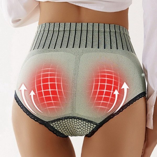 Shapers Women High Waist Body Shaper Slimming Butt Lifter Shapewear Solid Color Underwear Tummy Control Panties - Image 2