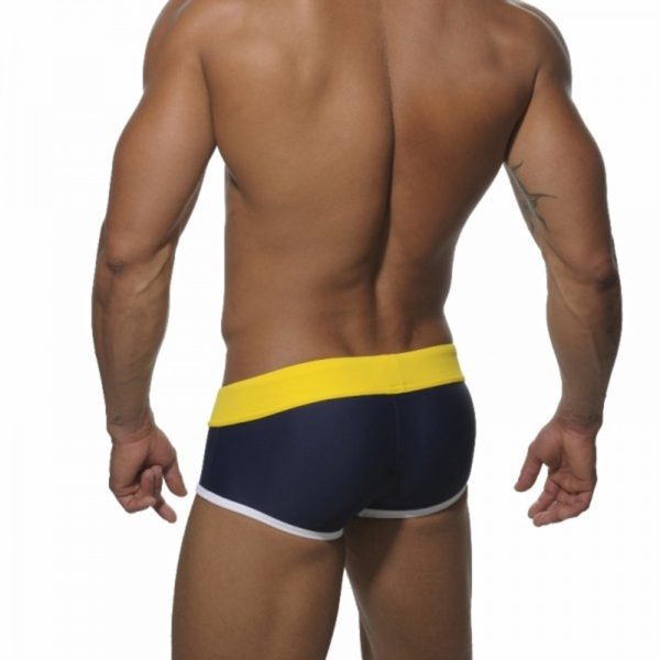 Summer Men Swimsuit Nylon Swimming Boxer Trunks Sexy Low Waist Swimwear Fashion Gay Male Pouch Beach Slim Surf Board Shorts - Image 2