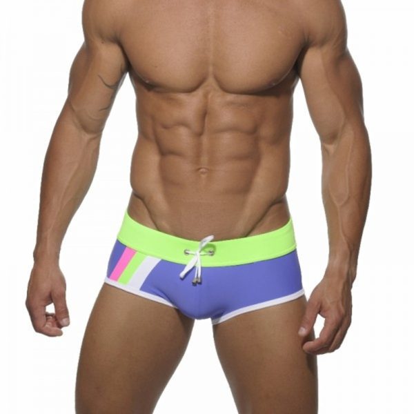 Summer Men Swimsuit Nylon Swimming Boxer Trunks Sexy Low Waist Swimwear Fashion Gay Male Pouch Beach Slim Surf Board Shorts - Image 4