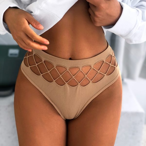 Hollow Out Lingerie Europe Seamless Sexy Panties Women Elasticity Underwear Temptation Middle-waist G String Underpant - Image 4
