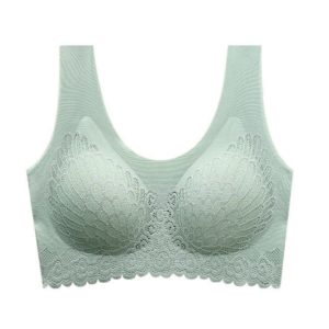 Thai Latex Underwear Bras for Women Plus Size M-3XL Push Up Bralette Seamless Bra Top Bh Comfort Cooling Gathers Shock-Proof Pad