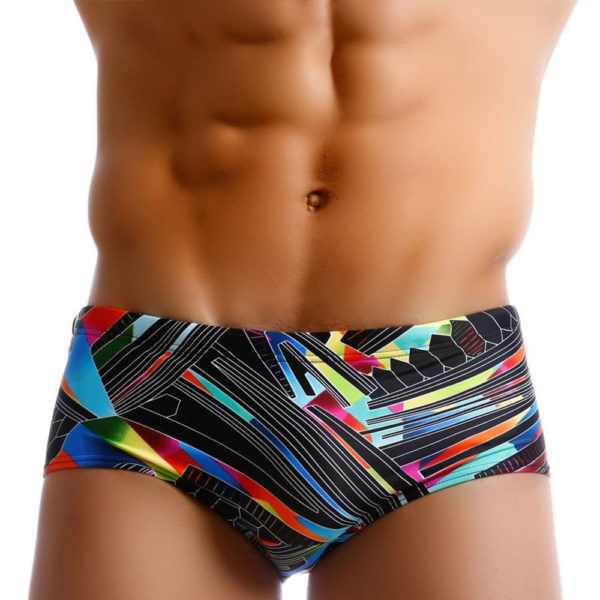 UXH Brand Men s Swimwear Trunks Outdoors Sexy Summer Stretch Beach Surf Swim Sports Push up