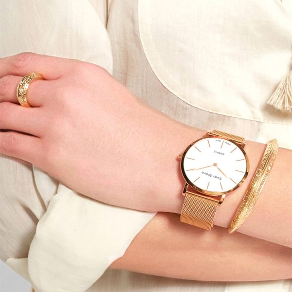 Best Watch Gift For Girlfriend JPN Movement Wrist Watches Women Set Gift - Image 2