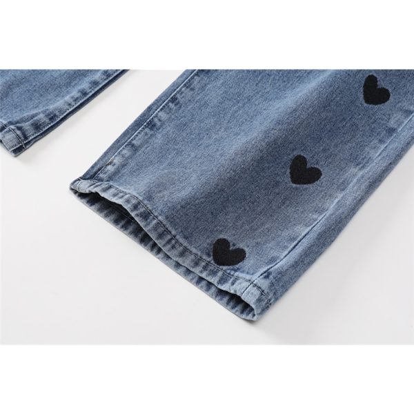 Women Jeans  Autumn Streetwear Fashion High Waist Jeans Wide Leg Long Pants Vintage Casual Baggy Straight Mom Denim Trouser - Image 7