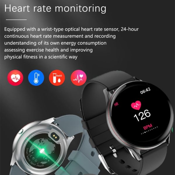 Women Men Smart Electronic Watch Luxury Blood Pressure Digital Watches Fashion Calorie Sport Wristwatch DND Mode 7