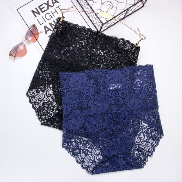 Women Panties Sexy Lace Underwear Woman Knickers Floral Lingerie Female Seamless Briefs Underpants Plus Size Panties - Image 4
