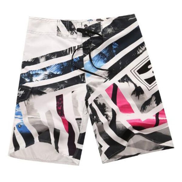 boardshorts men Board Shorts Mens New bermuda masculina man Summer Pants Beach wear Quick dry print 2