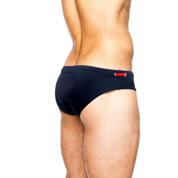 Sexy man's Brand swimming push-up pad swim trunks low waist swimming men briefs swimwear boxers patchwork color hot sell Summer - Image 2