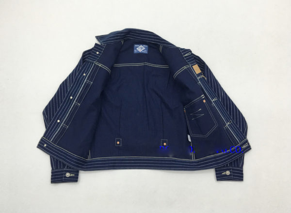 Wabash Stripes New Look Denim Jacket Men's Selvedge Jean Workwear 506XX 1st - Image 3